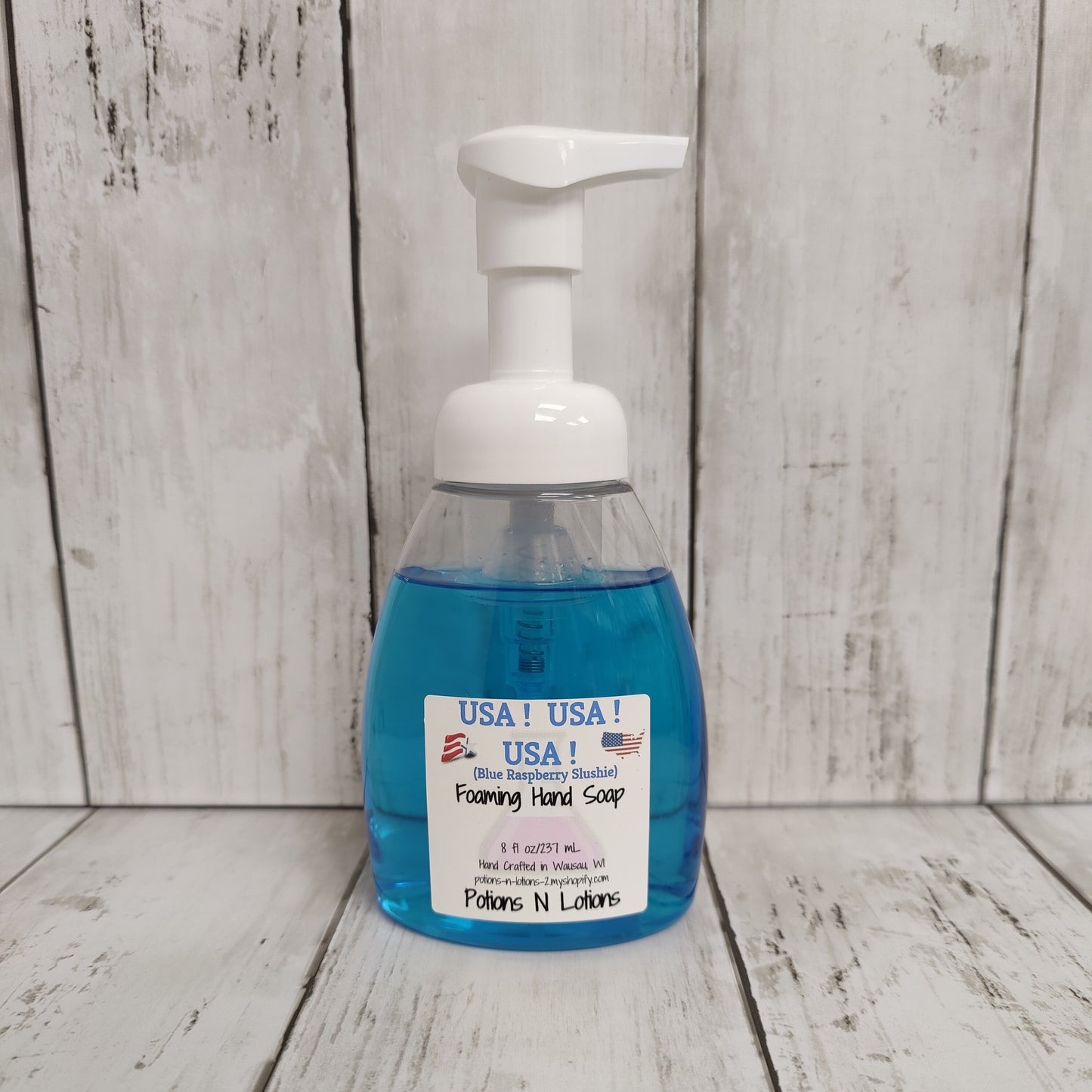 USA! USA! USA! (blue raspberry slushie) Foaming Hand Soap