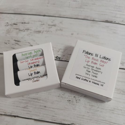 The Basic Bitch Lip Balm Set