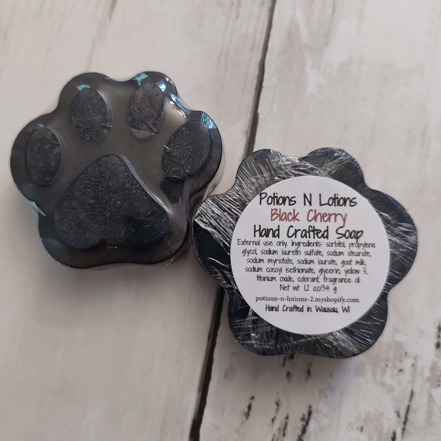 Paw Print Soap Bars-single