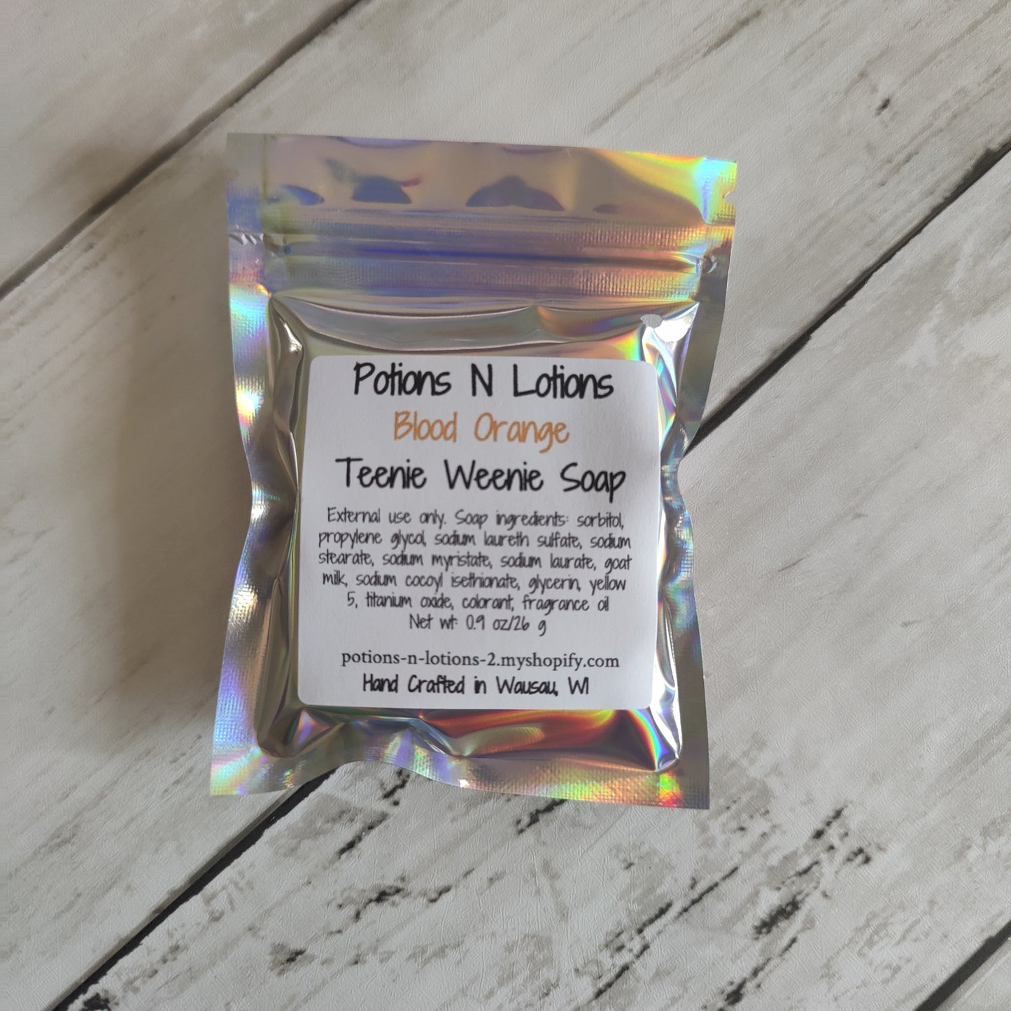 Blood Orange Teenie Weenie Soap