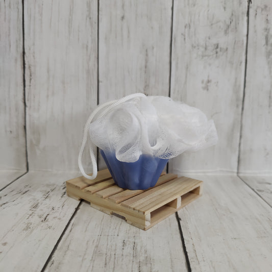 Blue Raspberry Slushie Scrubby Soap