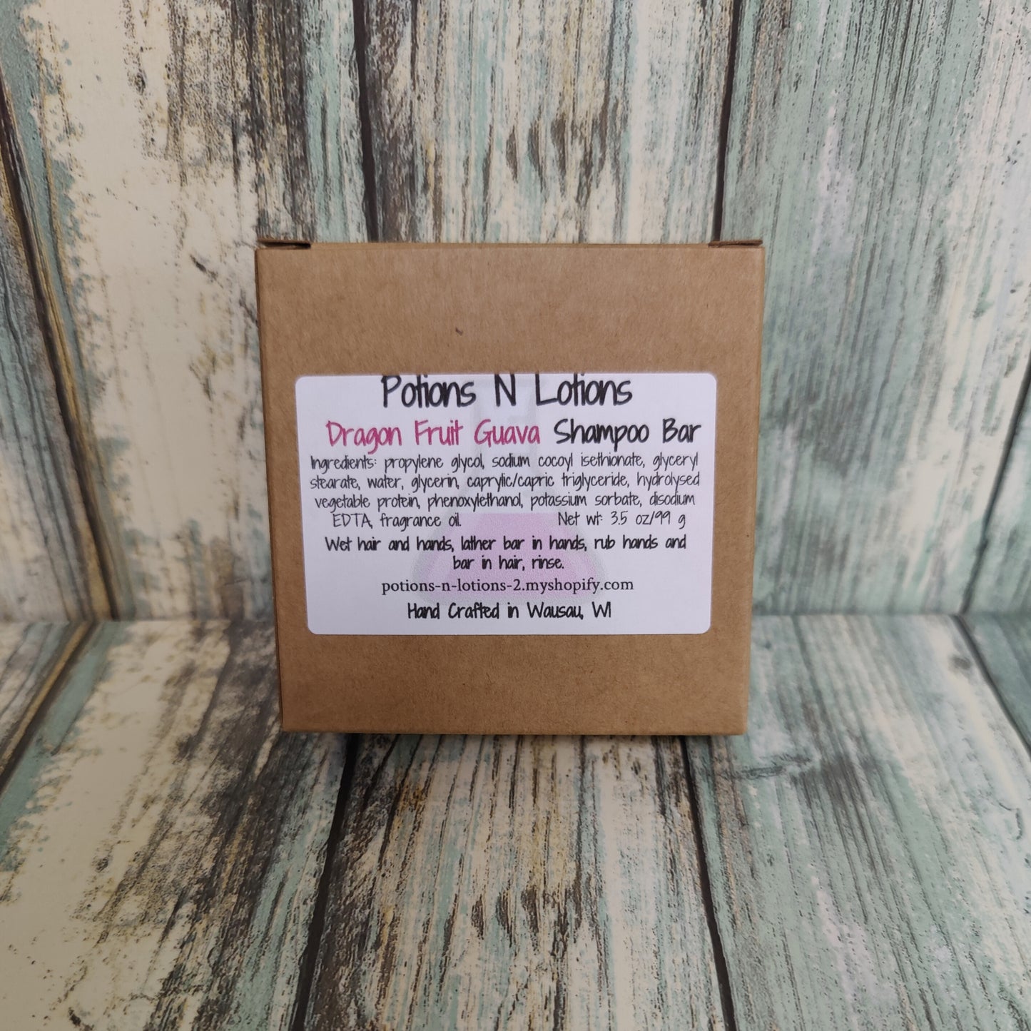 Dragon Fruit Guava Shampoo Bar