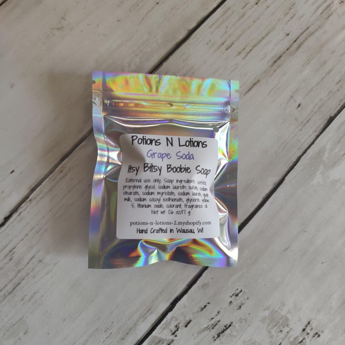 Grape Soda Itsy Bitsy Boobie Soap