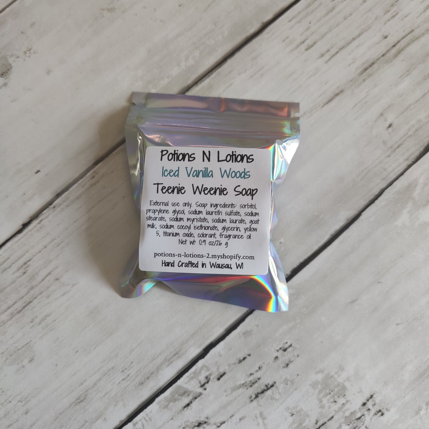 Iced Vanilla Woods Teenie Weenie Soap