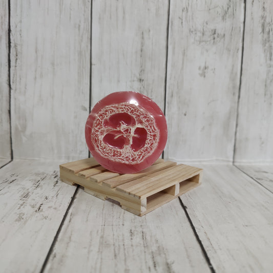 Cranberry Apple Loofah Soap