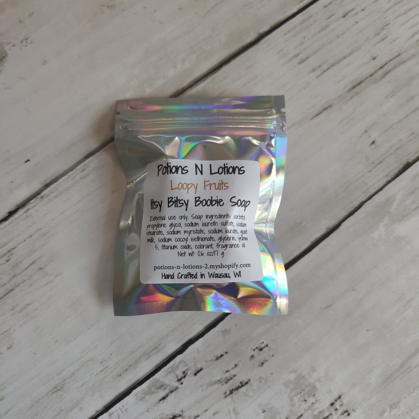 Loopy Fruits Itsy Bitsy Boobie Soap