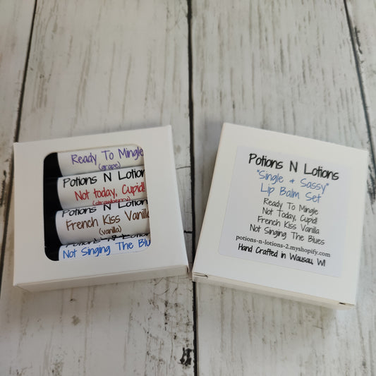 The Sassy & Single Lip Balm Set