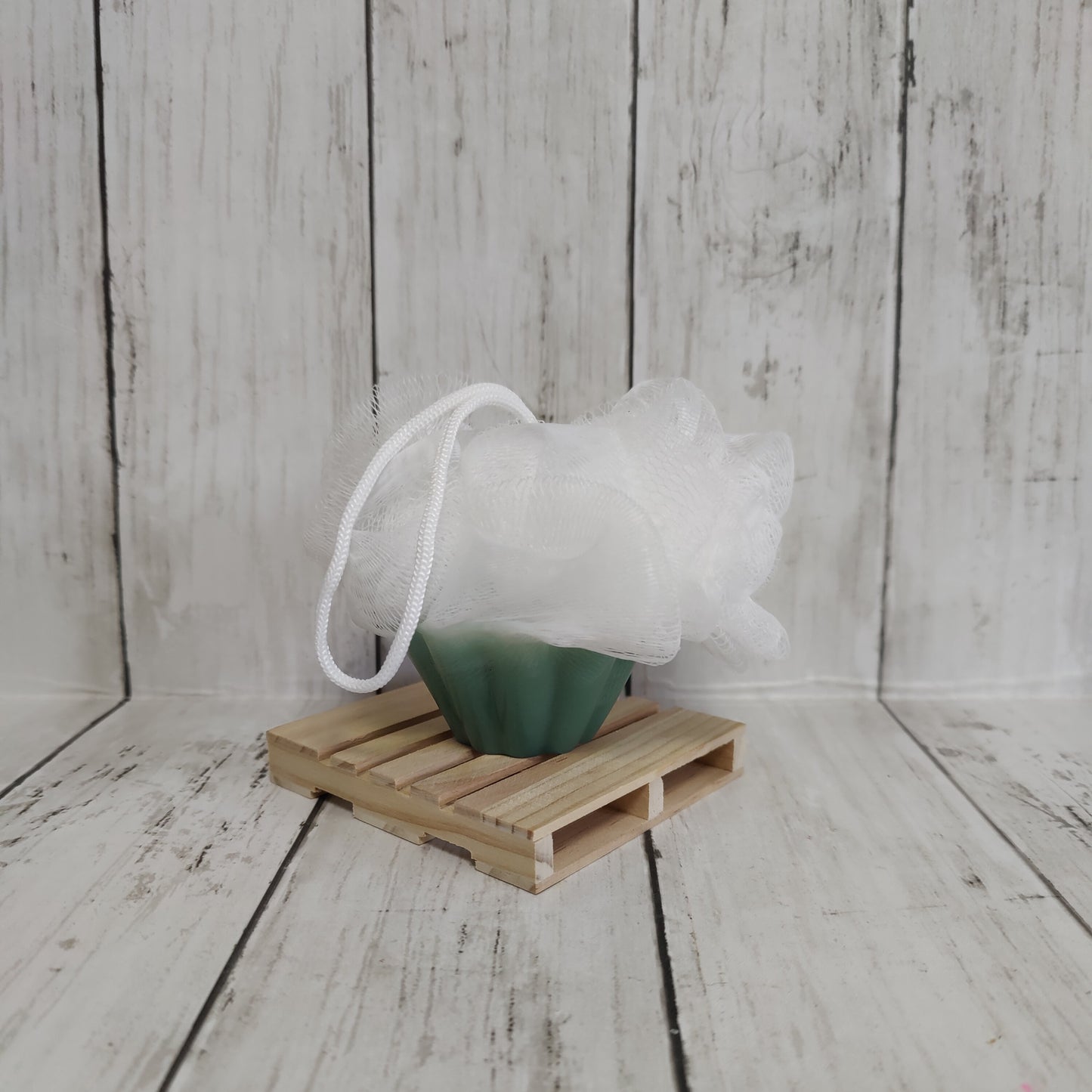 Cucumber Melon Scrubby Soap