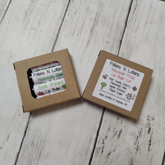 Wisconsin Proud lip balm set
