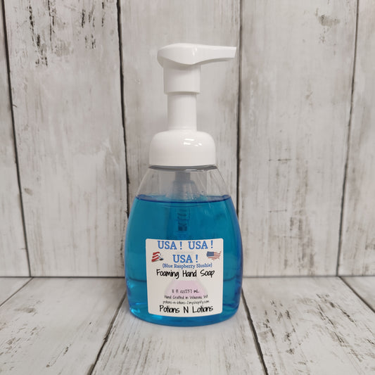 USA! USA! USA! (blue raspberry slushie) Foaming Hand Soap