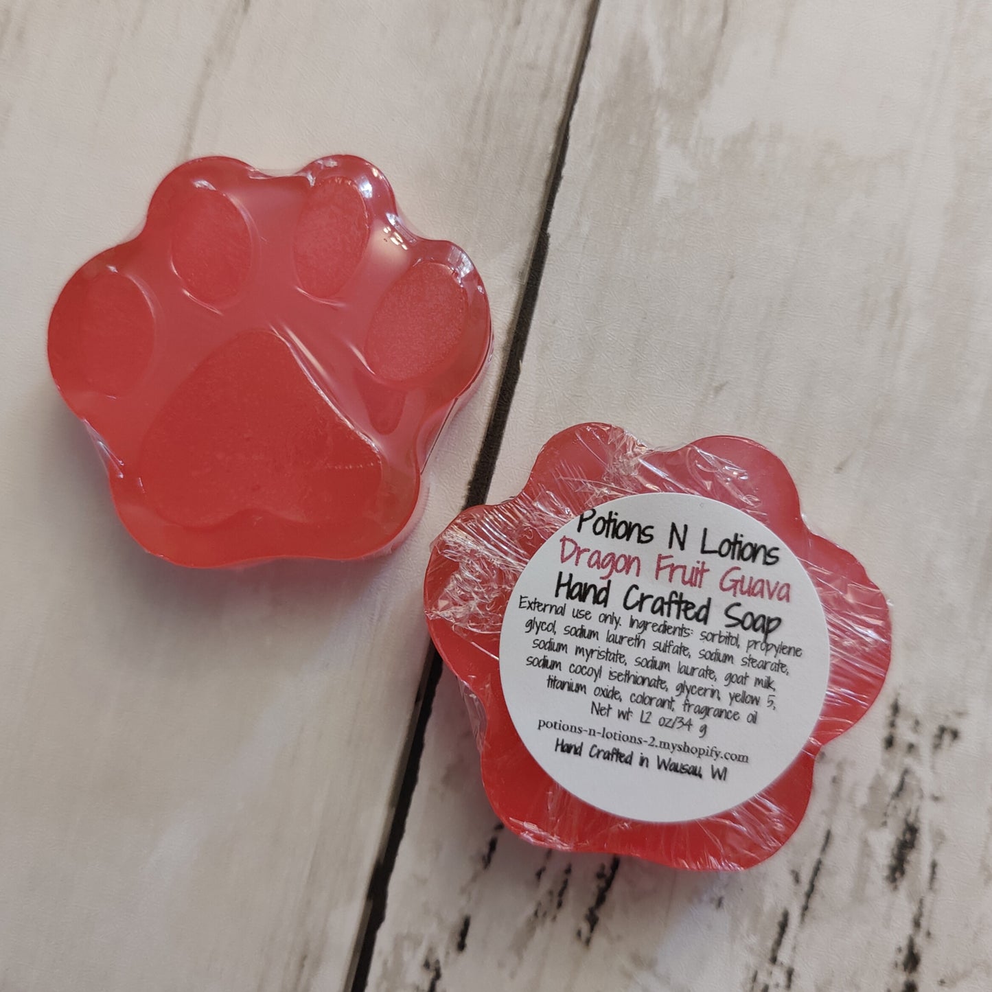 Paw Print Soap Bars-single