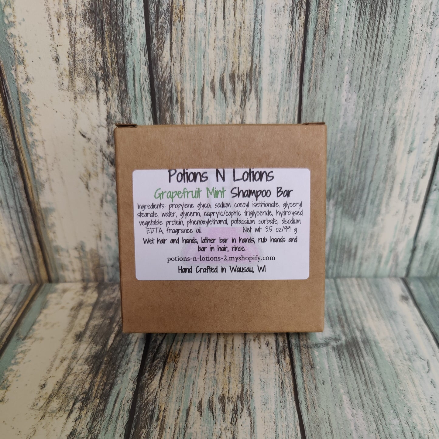 Grapefruit Mint Shampoo Bar