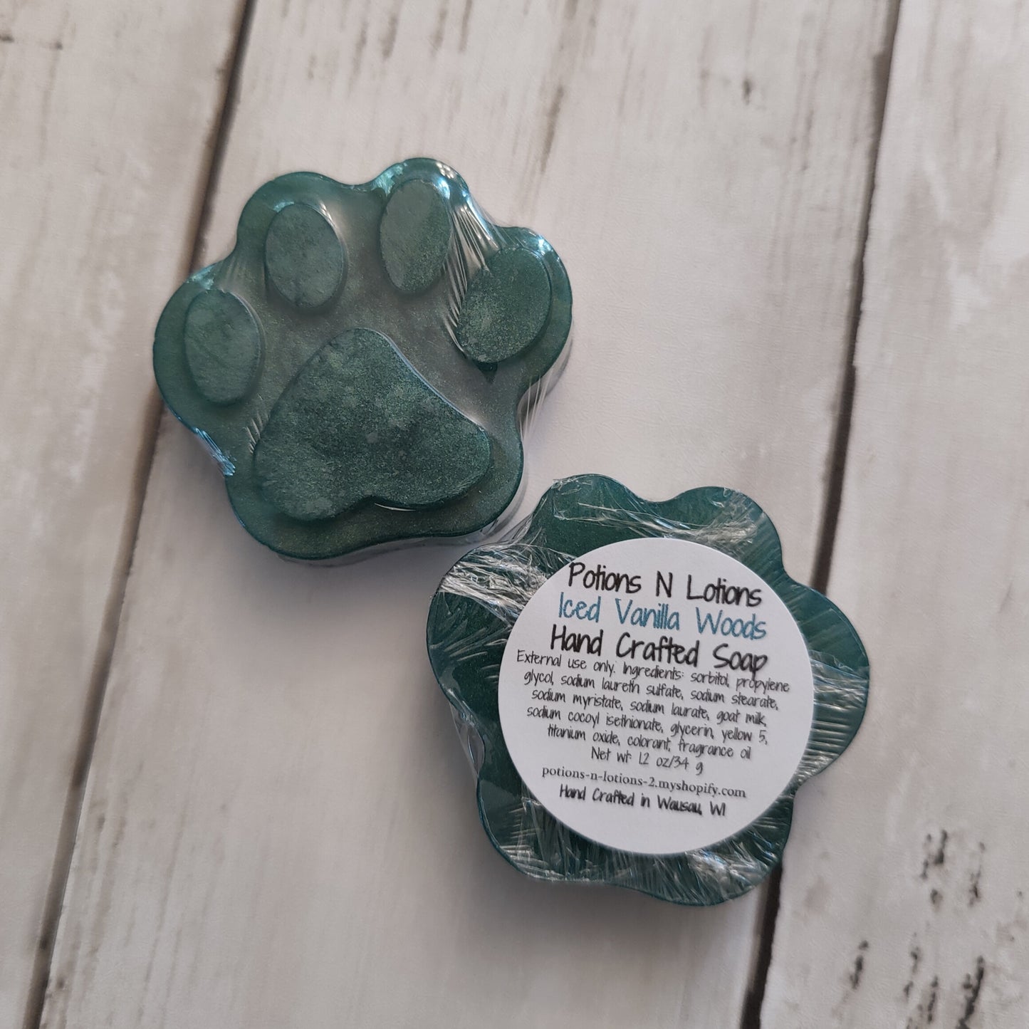 Paw Print Soap Bars-single