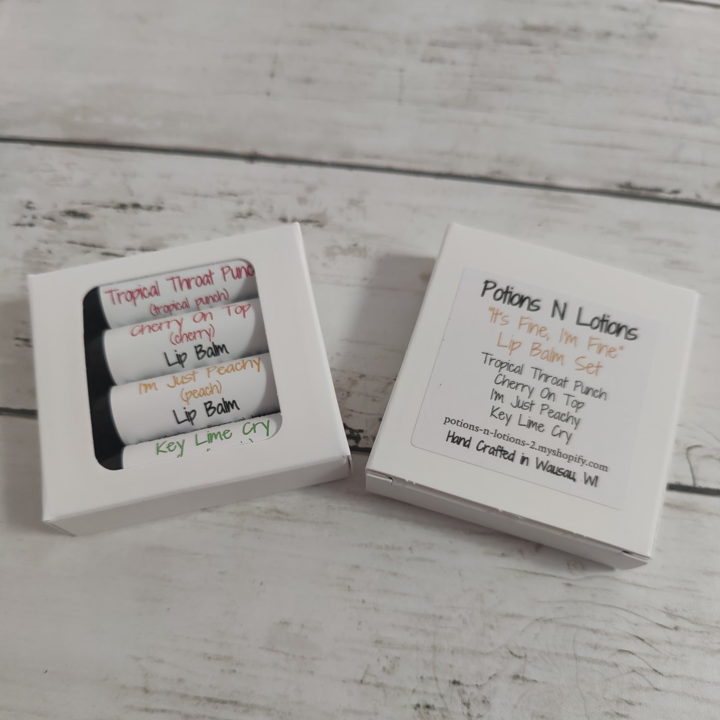 The It's Fine, I'm Fine Lip Balm Set