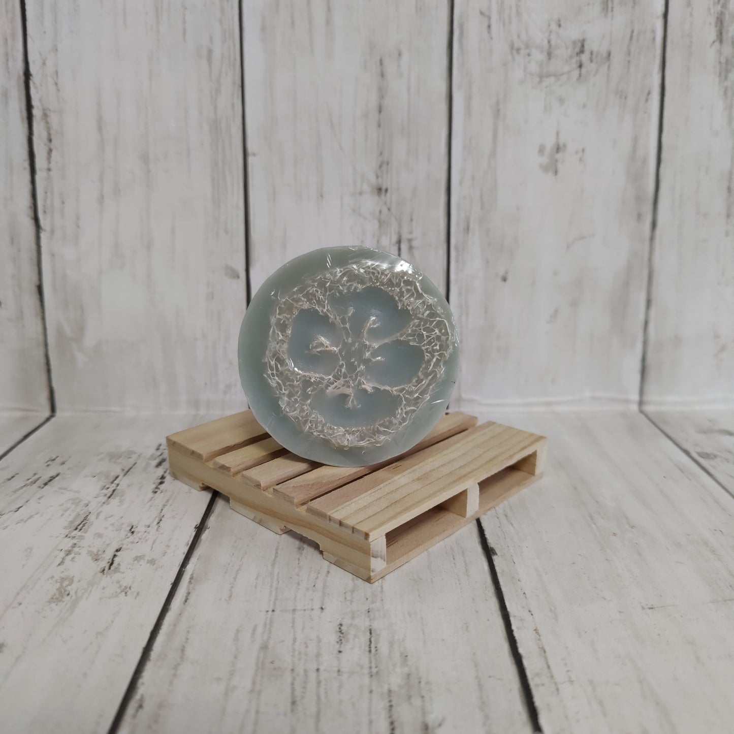 Iced Vanilla Woods Loofah Soap