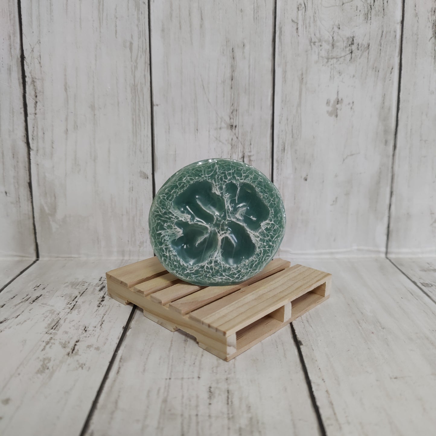Cucumber Melon Loofah Soap