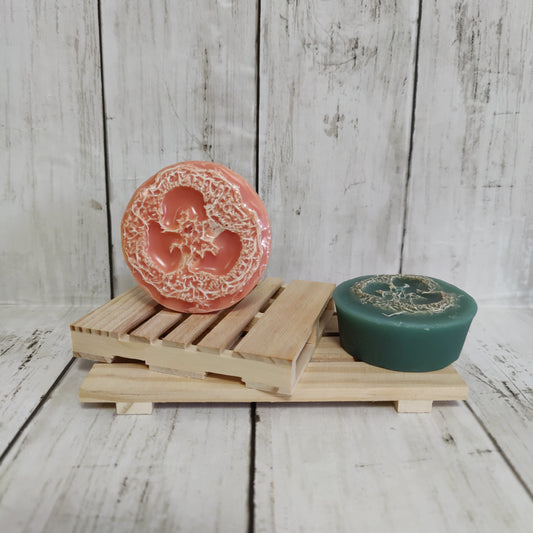 Peachy Keen Loofah Soap